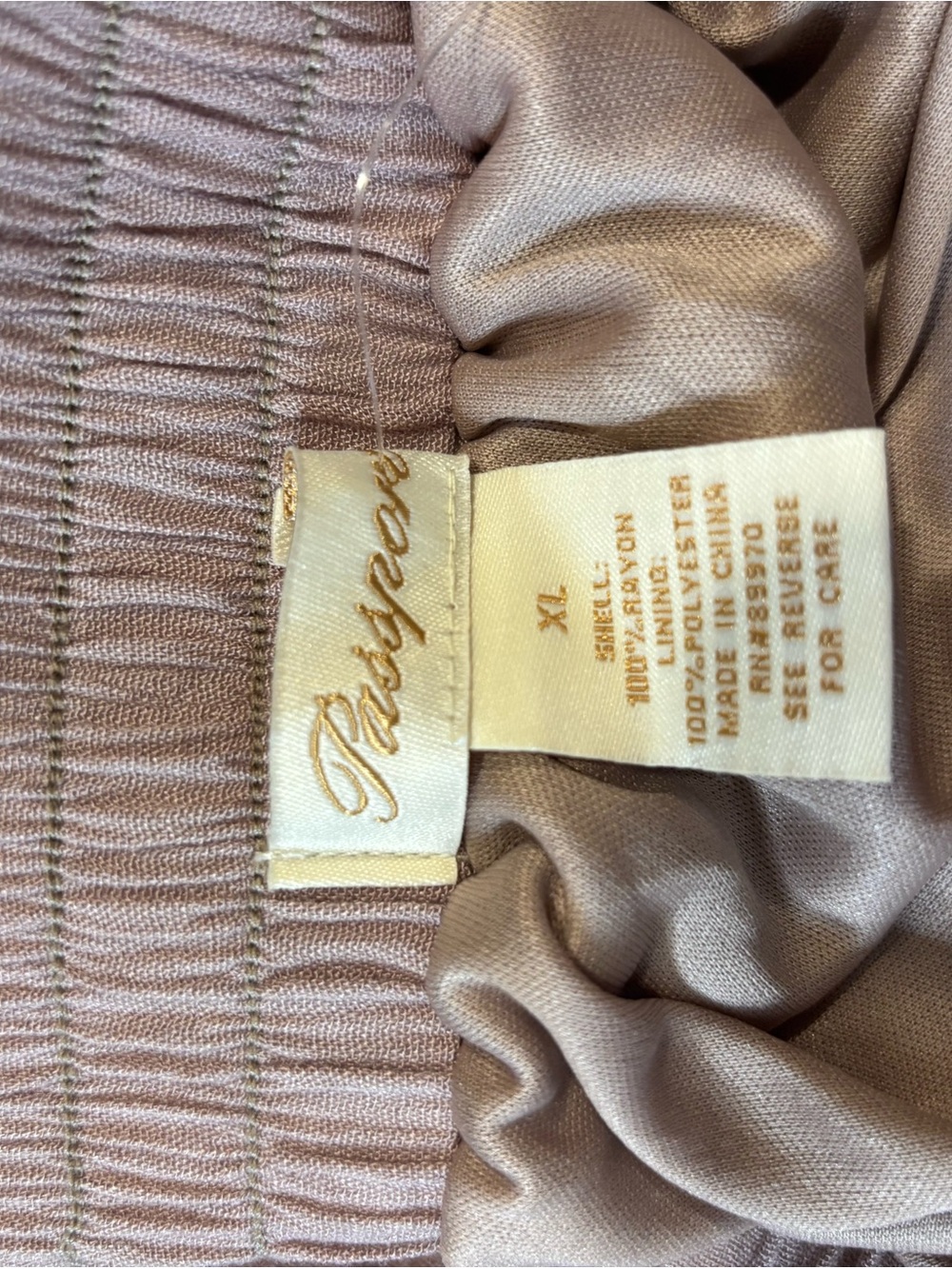 Women's Dusty Rose Tiered Maxi Skirt - Picture 4 of 4